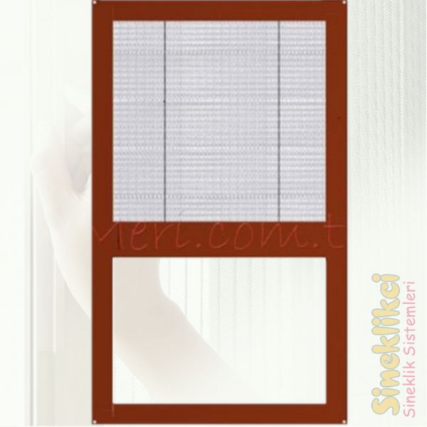 Pilse (Pileli) Dikey Pencere Sineklik Sistemi